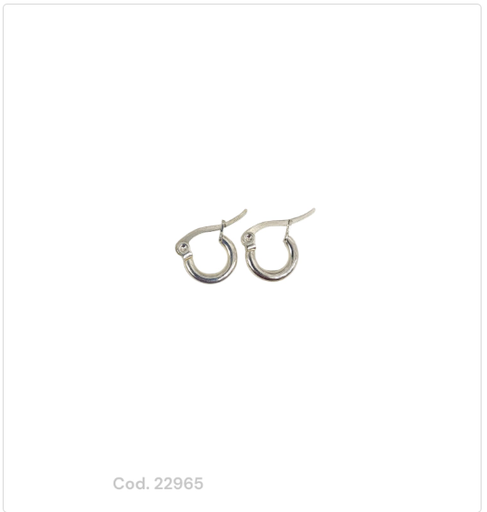 [PL.AC 22965       ] AROS ARGOLLA ACERO BLANCO                              