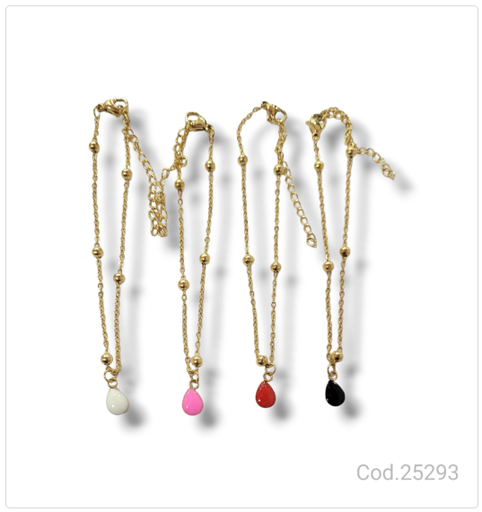 [PL.AC 25293       ] PULSERA ACERO DORADO                              