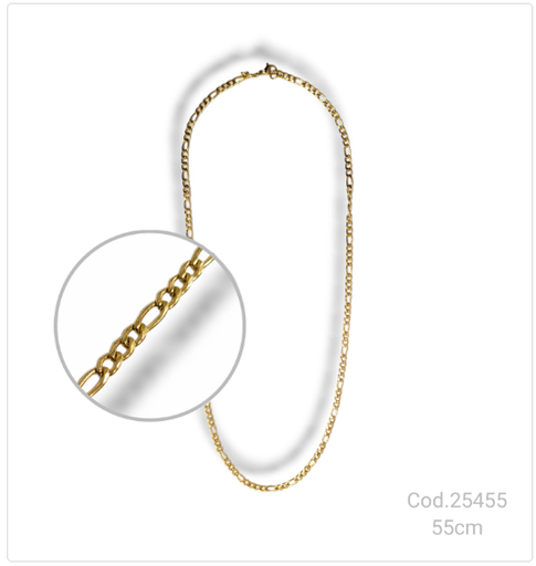 [PL.AC 25455       ] CADENA ACERO DORADO  PL.AC 25455       