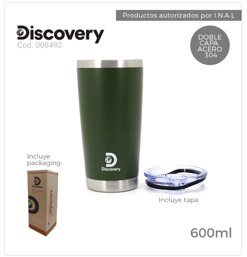 [PL.NV 008492      ] VASO TERMICO DISCOVERY  PL.NV 008492      