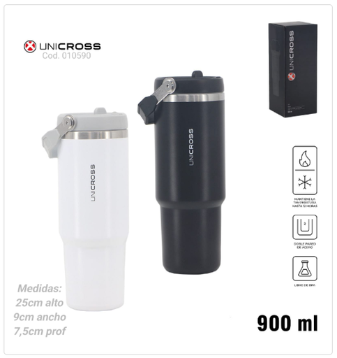 [PL.NV 010590      ] BOTELLA TERMICA UNICROSS  PL.NV 010590      