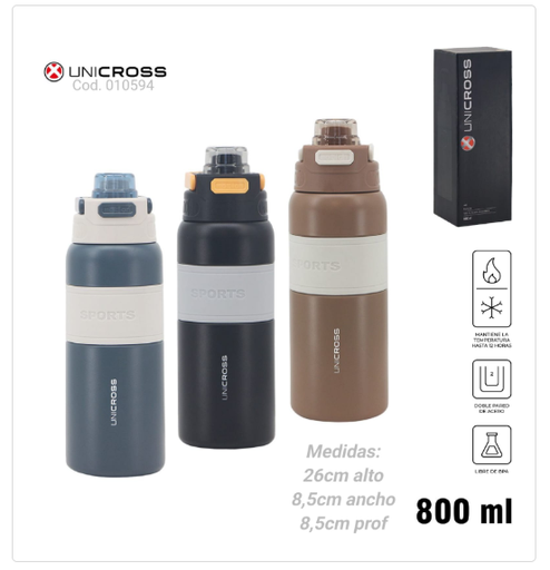 [PL.NV 010594      ] BOTELLA TERMICA UNICROSS                              