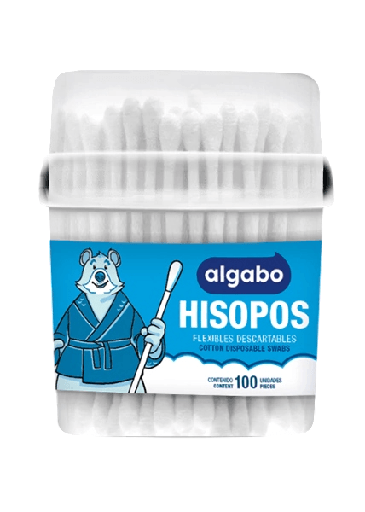 [BR23025] Algabo hisopos tubo 100