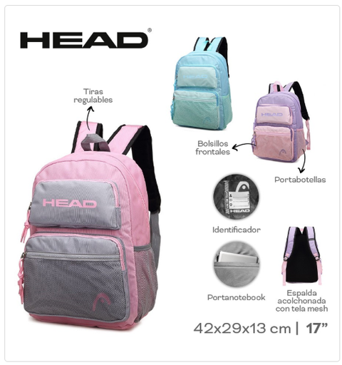 [PL.MA 11971] MOCHILA HEAD