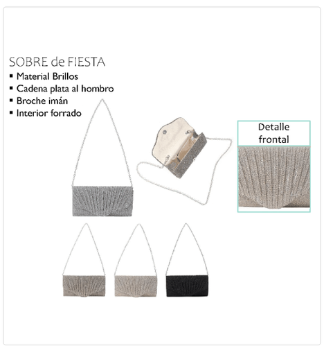 [PL.MA 9243] CARTERA DE FIESTA PL.MA 9243