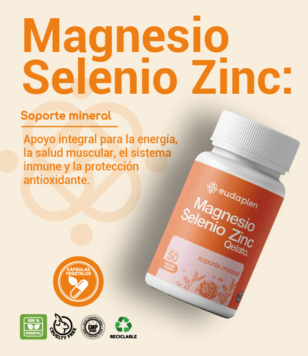 [BR.EDP 14] MAGNESIO - SELENIO - ZINC QUELATO CAJA X 20 UNIDADES