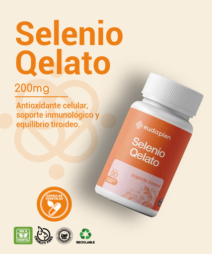 [BR24012] SELENIO QELATO - 200mcg x 90 comprimidos vegetal