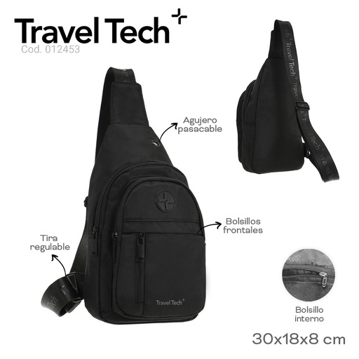 [PL.MA 12454] MOCHILA TRAVEL TECH  PL.MA 12454