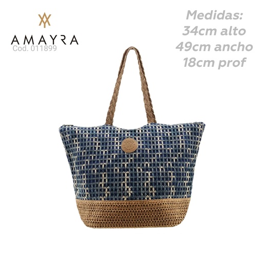 [PL.MA 11899] BOLSO PLAYERO AMAYRA PL.MA 11899