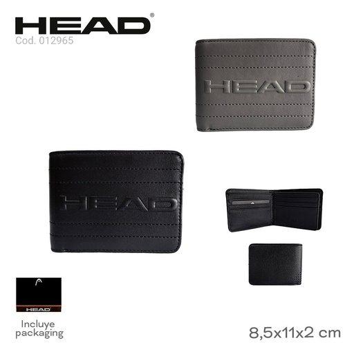 [PL.MA 12965] BILLETERA HOMBRE HEAD PL.MA 12965