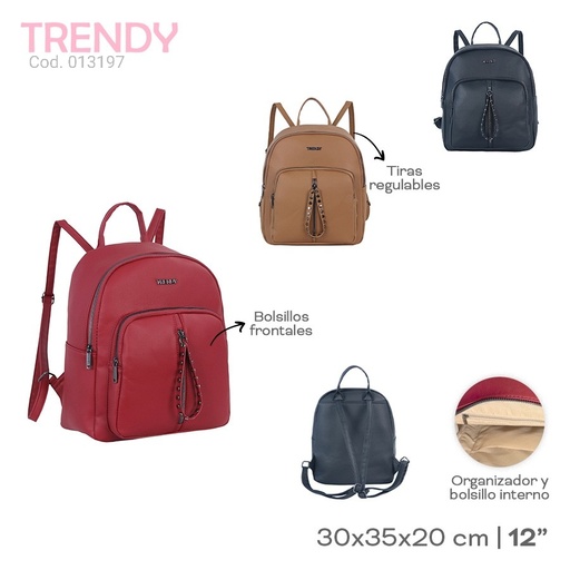 [PL.MA 13197] MOCHILA TRENDY PL.MA 13197