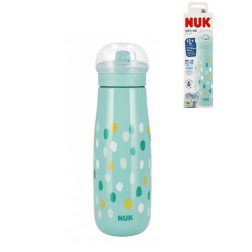 [DF.NUK 10225326] Vaso Mini-Me Flip 450ml Lunares - Verde