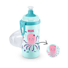 [DF.NUK 10255576a] Vaso Junior Cup 300 ml Efecto Camaleón - Pulpo Rosa