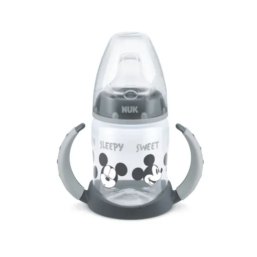 [DF.NUK 10743994b] Vaso Aprendizaje 150 ml Cont de Temp MICKEY MOUSE Gris