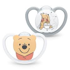 [DF.NUK 10730908] Set de 2 Chup. Space WINNIE THE POOH 0-6 meses