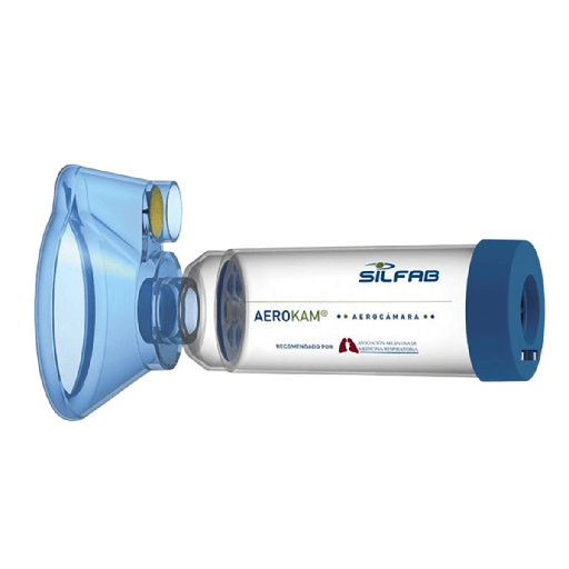 [DF.SIL PA06] Set aerocámara SILFAB con máscara niño