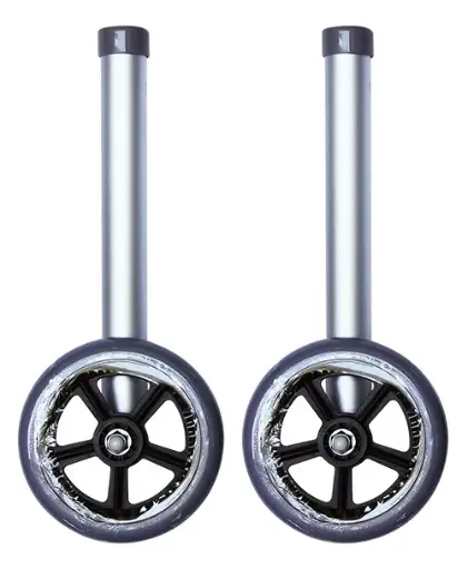 [DF.SIL A1038] Ruedas (par) para andador de aluminio