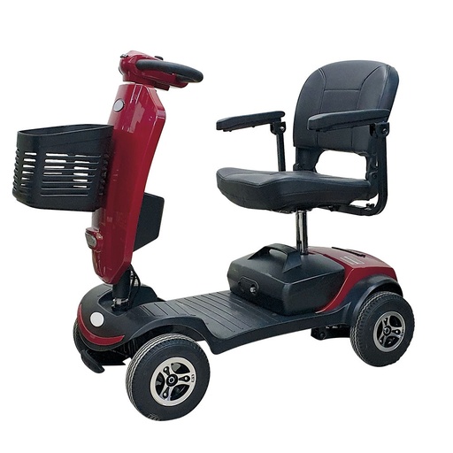 [DF.SIL SM100] Mini Scooter de 4 Ruedas Rojo
