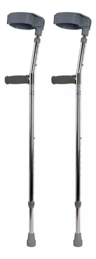 [DF.SIL B1005] Bastón canadiense doble regulación para adulto (par)