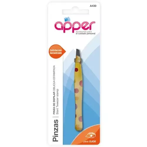 [DF.TA  A430] Pinza de depilar oblicua estampada APPER