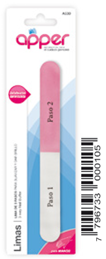 [DF.TA  A530] Lima de 3 pasos para suavizar y dar brillo APPER