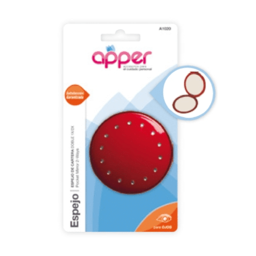 [DF.TA  A1020] Espejo de Cartera Doble 1x/2x APPER
