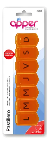 [DF.TA  A9502] Pastillero Semanal abre fácil