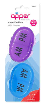 [DF.TA  A9507] Pastillero diario AM-PM blister x 2 un.