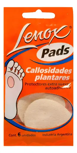 [DF.LE 8153] LENOX PADS CALLOSIDADES
PLANTARES. Sobre x 6 unidades, tamaño unico