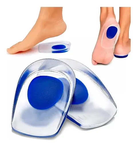[DF.LE 8323] TALONERAS PUNTO AZUL DE GEL PURO PARA ESPOLON. Blister x 2 unidades. Talle XL
