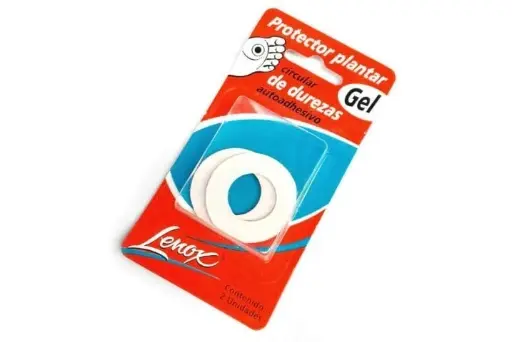 [DF.LE 8190] CIRCULAR PLANTAR GRANDE. Blister x 2 unidades con tela adhesiva, tamaño único