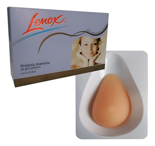 [DF.LE 8413] PRÓTESIS MAMARIA DE GEL PARA USO EXTERNO CON DOS FUNDAS TEXTILES. Caja x 1 unidad. Talle 100