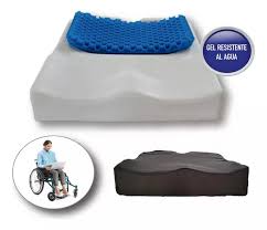 [DF.LE 8077] ALMOHADÓN DE GEL PARA SILLA DE RUEDAS. ENVASE X 1 Unid. 43 x 50 x 2,5 cm