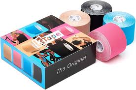 [DF.LE 8864] K-TAPE KUMBRINK. CAJA X 4 ROLLOS (5 mts x 5 mts) Mix 4 colores